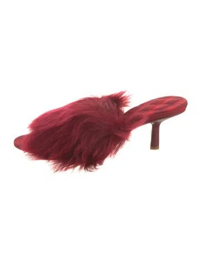 Pre-owned Burberry Slides In Red