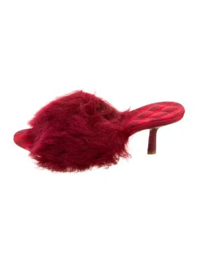 Pre-owned Burberry Slides In Red