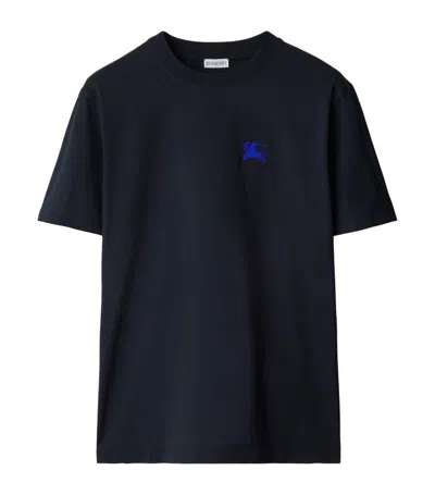 Burberry Slim Ekd T-shirt In Blue