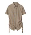Burberry Slim-fit Check Cotton Shirt In Brown