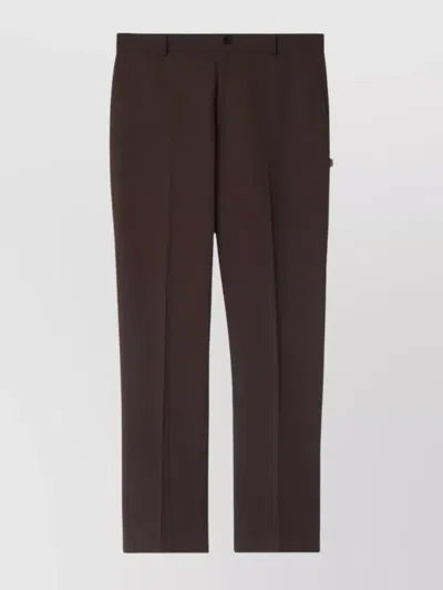 BURBERRY SLIM FIT COTTON CHINO TROUSERS