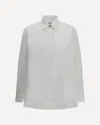 Burberry Women Slim Fit Cotton Shirt In White