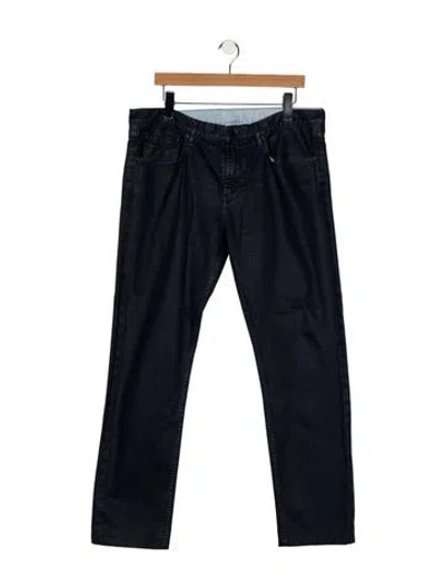 Pre-owned Burberry Slim Fit Jeans In Blue