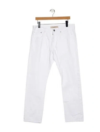 Pre-owned Burberry Slim Fit Jeans In Blue