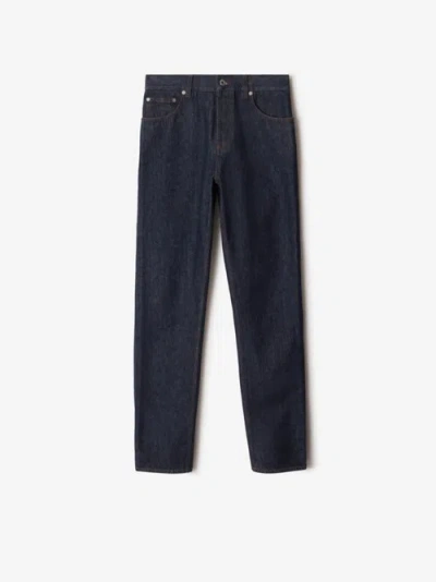 Burberry Slim Fit Jeans In Denim Blue