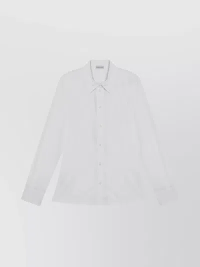 BURBERRY SLIM FIT SHIRT FEATURING POINTED COLLAR