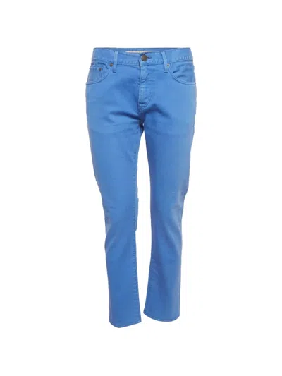 Pre-owned Burberry Slim-fit Denim Jeans In Blue