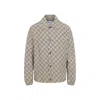 Burberry Slindon Check Jacket Men In Neutral