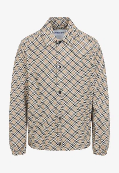 BURBERRY SLINDON CHECK OVERSHIRT