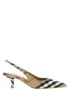 Burberry Slingback Pumps Birdie Check Women