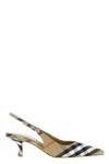 Burberry Slingback Pumps Birdie Check Women