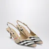 Burberry Slingback Pumps Birdie Check Women