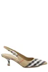 Burberry Slingback Pumps Birdie Check Women