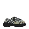Burberry Men Check Nylon-blend Pillow Mule In Multi