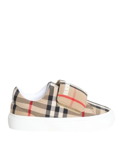 Burberry Slip On Vintage Check In Beige