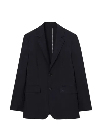 Burberry Sloane Mini Duster Coat For Men In Blue