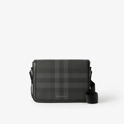 Burberry Small Alfred Bag In Charcoal