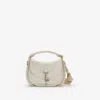 Burberry Clip Small Leather Messenger Bag In Soap