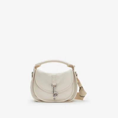 Burberry Small B Clip Messenger Bag In Soap