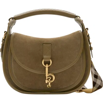 Burberry Small B Clip Messenger Bag In Sweep
