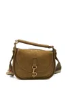 Burberry Medium B Clip Messenger Bag In Braun