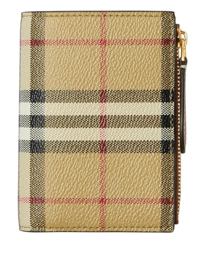 Burberry Small Bifold Wallet In Multi