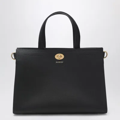 Burberry Small Cotswolds Tote Bag Gold Tone Hardware In Black