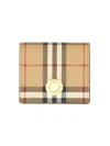 Burberry Small Book Wallet In Multicolour