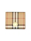 Burberry Small Book Wallet In Multicolour