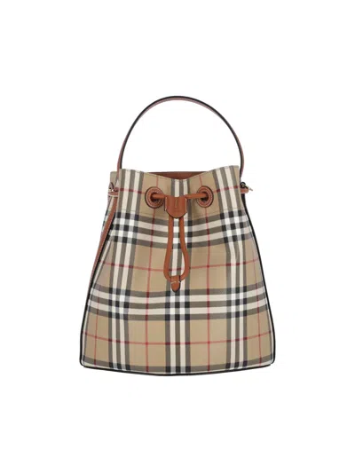 BURBERRY SMALL BUCKET BAG TB