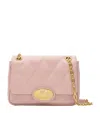 Burberry Small Calfskin Strand Shoulder Bag In Pink