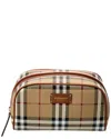 Burberry Ls Sm Cosmetic Pouch Dfc In Beige