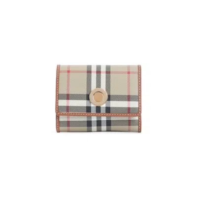 Burberry Small Check Folding Wallet