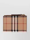 Burberry Small Check Pattern Bifold Wallet