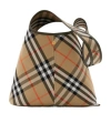 Burberry Small Check-pattern Shoulder Bag In Multicolor