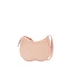 Burberry Small Chess Leather Baguette Bag In Pink