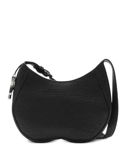 Burberry Black Leather Small Chess Shoulder Bag