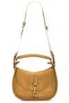 Burberry Clip Messanger Suede Shoulder Bag In Hebden