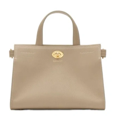 BURBERRY BURBERRY COTSWOLDS LOGO PRINTED MINI TOTE BAG