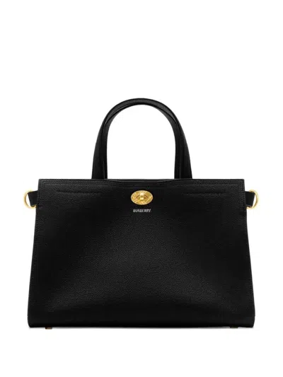 Burberry Small Cotswolds Tote Bag In Black