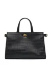 Burberry Small Cotswolds Tote Bag In Black