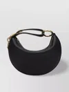 Burberry Small Curved Shoulder Bag With Adjustable Strap