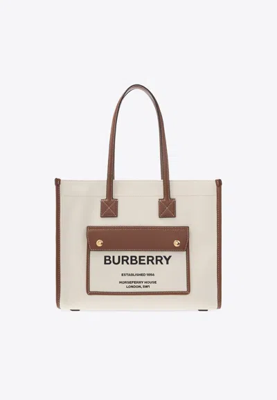 BURBERRY SMALL FREYA TOTE BAG