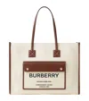 Burberry Small Freya Tote Bag In Neutral