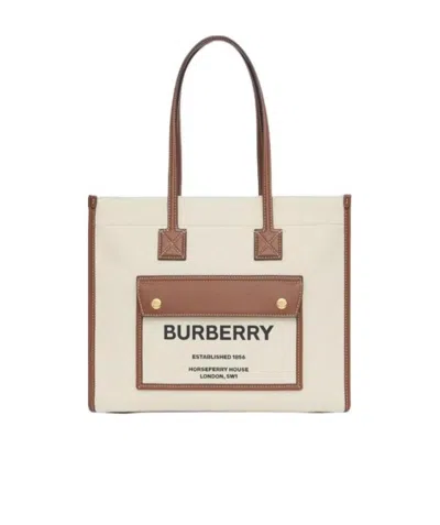 BURBERRY BURBERRY FREYA SMALL TOTE BAG