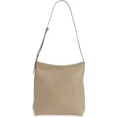 Burberry Small Highlands Leather Shoulder Bag In Brown