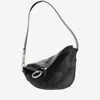 Burberry Small Knight Leather Shoulder Bag In Black