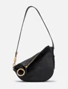 Burberry Small Knight Chain-linked Puffy Shoulder Bag In Black