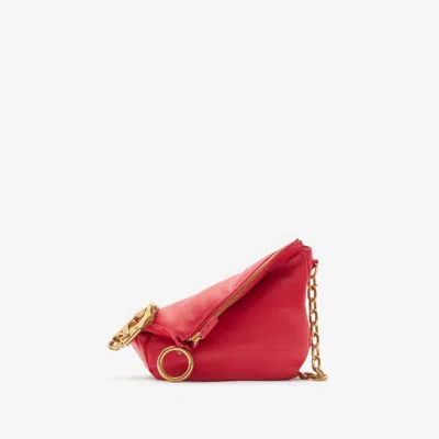 Burberry Small Knight Bag In Red