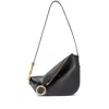 Burberry Small Knight Chain-linked Puffy Shoulder Bag In Black